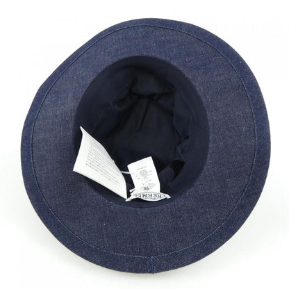 Hermes Hat Navy 56 — view 5