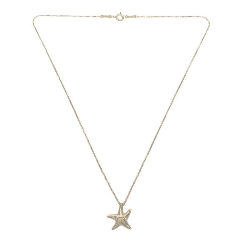 Tiffany & Co Starfish Necklace Pendant Elsa Peretti SV 925 Silver