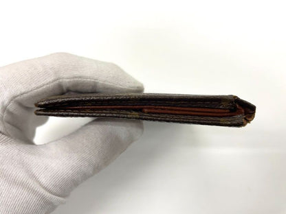 Louis Vuitton Monogram Portobier Identity Bifold Wallet Billfold Card Case Pass