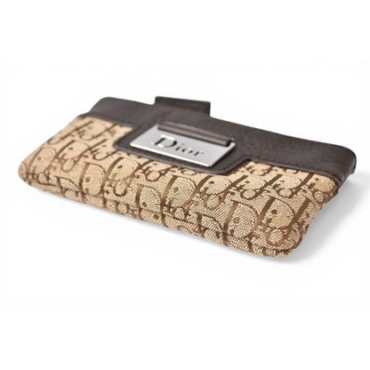 Dior Key Pouch Coin Case Street Chic Beige Brown — view 8