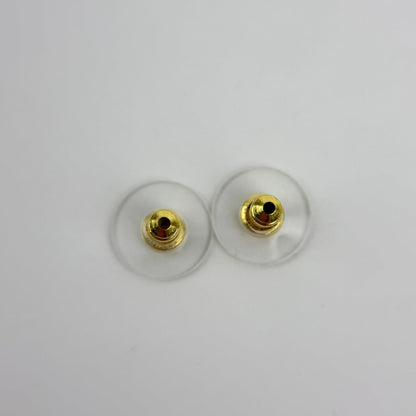 Chanel CC Logo Star Motif Earrings Gold Vintage — view 12