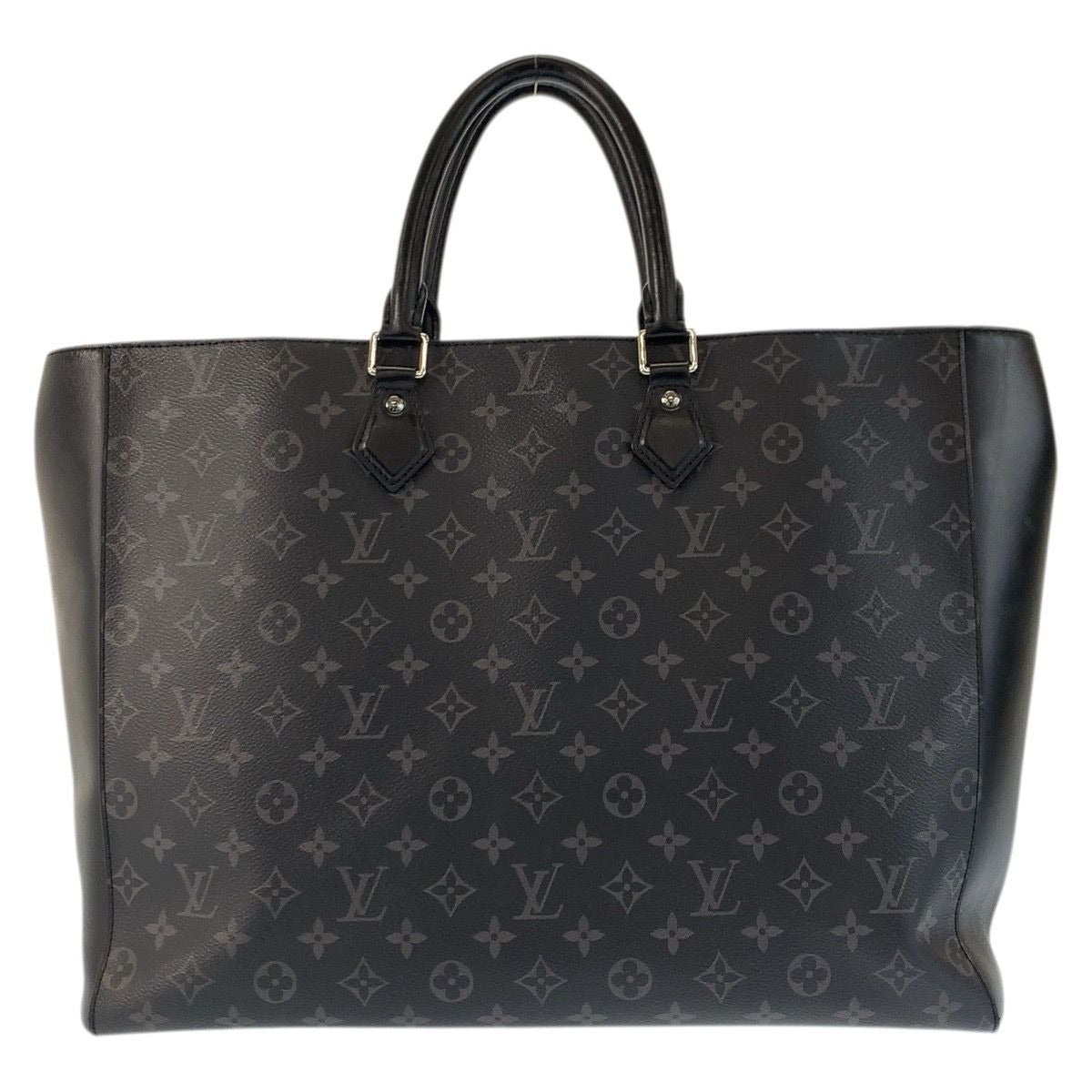Louis Vuitton Monogram Eclipse Grand Sac Black Business Tote