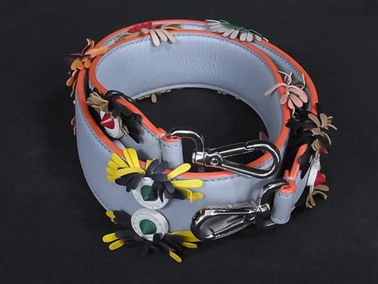 Fendi Strap You Monster Leather Shoulder Strap For Bag Shoulder Strap