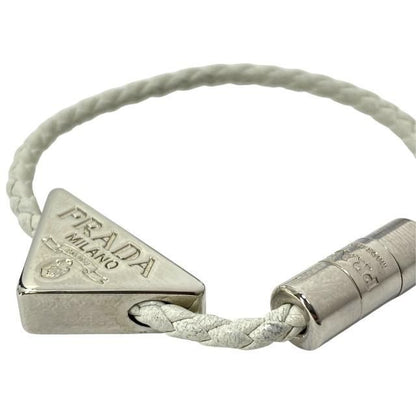 Prada 1ib350 Bracelet Bangle Accessories Jewelry Small Item Triangle Logo Metal