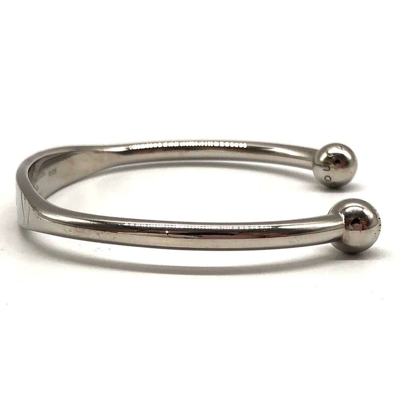 Louis Vuitton Jonk Monogram Bangle M64839 Bracelet Accessory Ladies Silver Used
