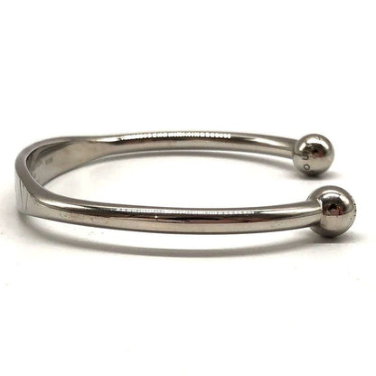Louis Vuitton Jonk Monogram Bangle M64839 Bracelet Accessory Ladies Silver Used