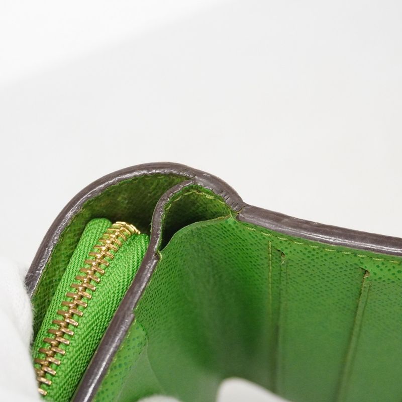 Louis Vuitton Wallet Monogram Perfo Compact Zip M95218 Brown Veil Women's