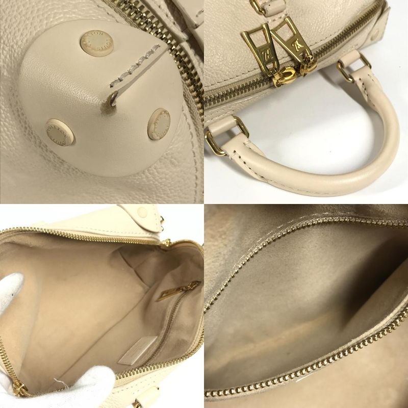 Louis Vuitton Handbag Petite Mal Supre M45394 Monogram Empreinte Leather Creme