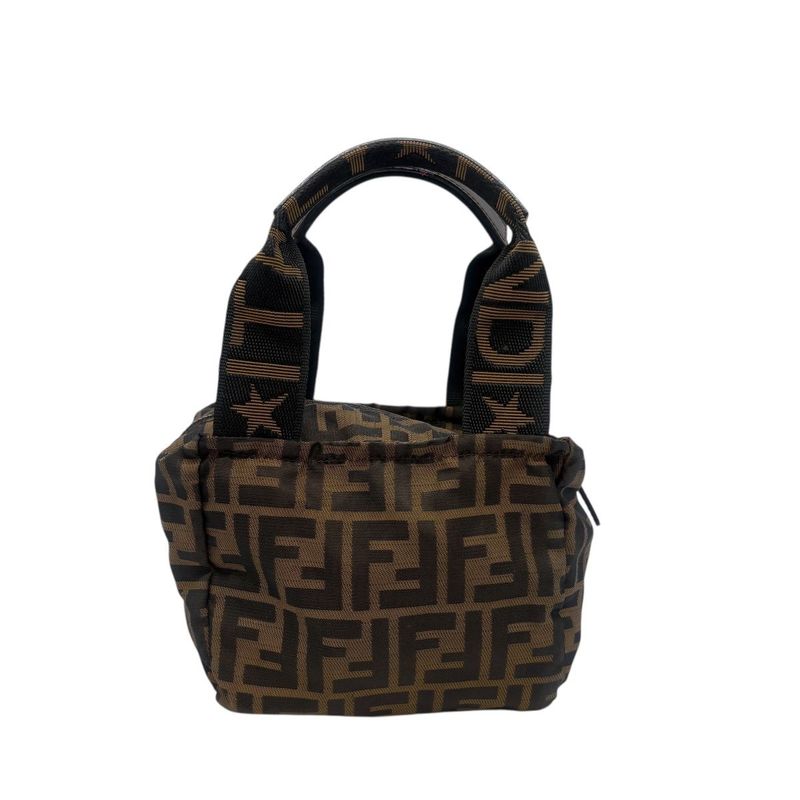 3406 Fendi Mini Handbag 2151-26541-009 Zucca Pattern Brown Second Hand