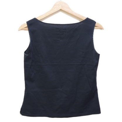 Dior/christian Dior Sleeveless Cut & Sewn Size 9 M Women - Black Crew Neck/embro