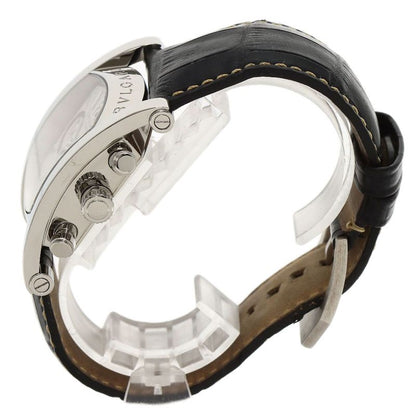 Bvlgari Bulgari Aa48sch Ashoma Watch SS Leather Men's