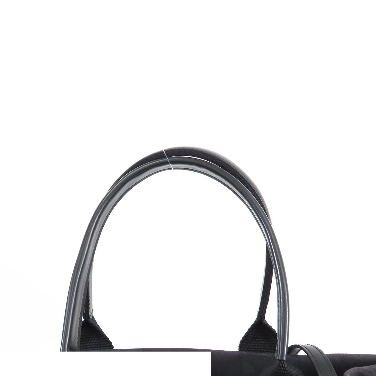 Balenciaga Tote Bag Black Canvas Leather — view 4