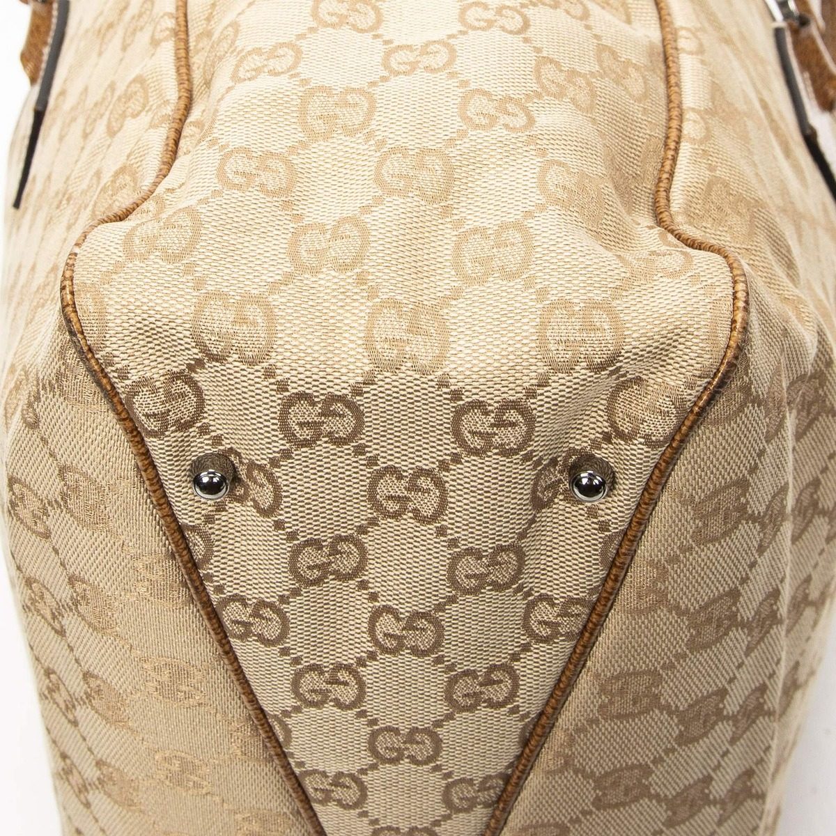Gucci Shoulder Tote Tongue Beige GG Canvas — view 8