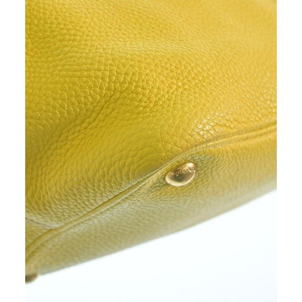 Prada Tote Leather Yellow — view 13