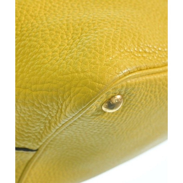 Prada Tote Leather Yellow — view 14