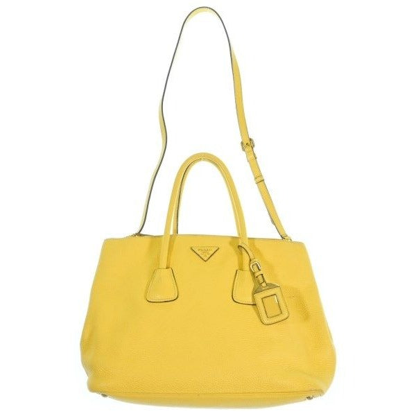 Prada Tote Leather Yellow — view 3