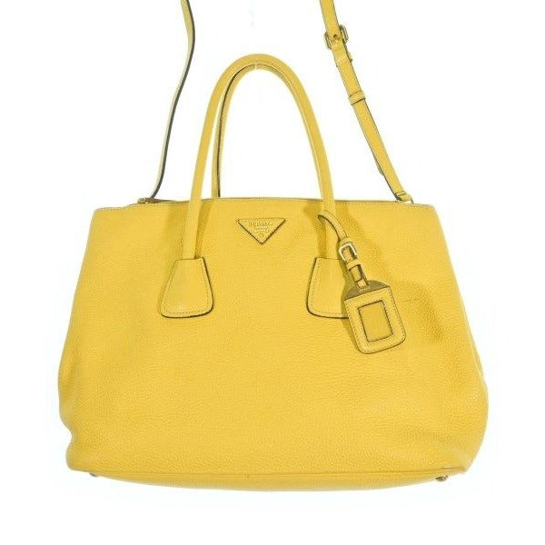 Prada Tote Leather Yellow