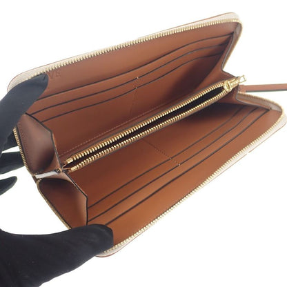 [AB Rank] Loewe Puzzle Zip Around Long Wallet C510t12x13 Calfskin Ghost Soft