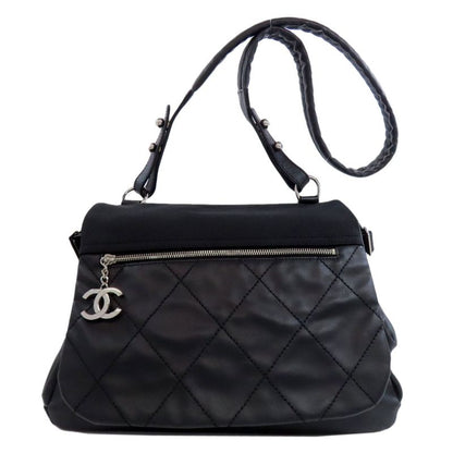 Chanel Paris Biarritz Shoulder Bag Coated Canvas Women