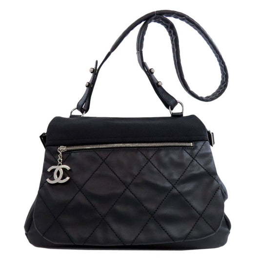 Chanel Paris Biarritz Shoulder Bag Coated Canvas Women