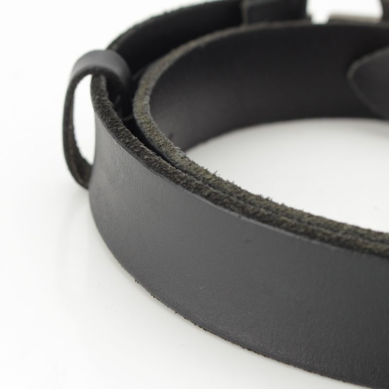 Gucci Leather GG Marmont Double G Slim Belt 414516 Black 7520