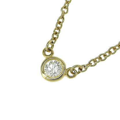 Tiffany & Co By-the-yard Diamond Necklace 18K Yellow Gold 750 Yellow Gold
