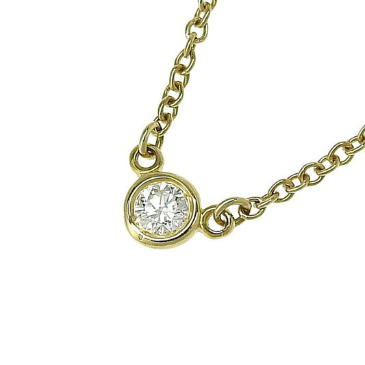 Tiffany & Co By-the-yard Diamond Necklace 18K Yellow Gold 750 Yellow Gold
