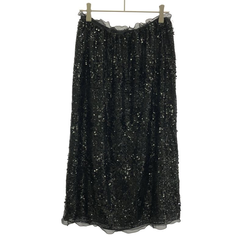 Fendi Sequined Skirt Black
