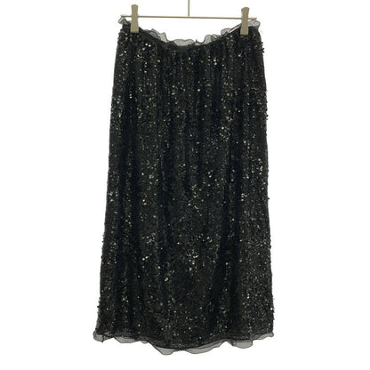 Fendi Sequined Skirt Black