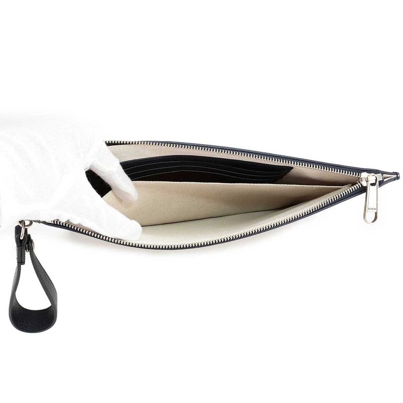 Gucci Clutch Bag Interlocking G Beige/ebony