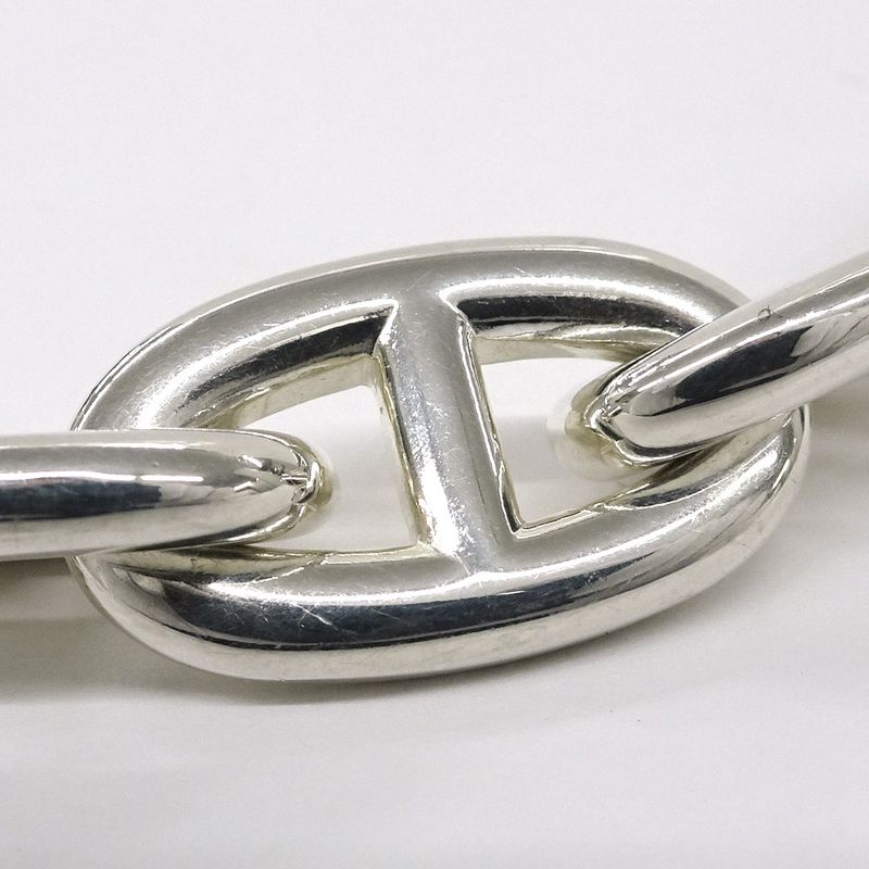 Hermes Chaine D'ancre T GM Bracelet 10 Frames Sv925 Unisex Jewelry -