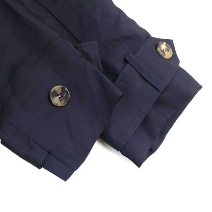 Celine by Phoebe Philo Rayon Silk Trench Coat 2 8u36 6464 Navy 34