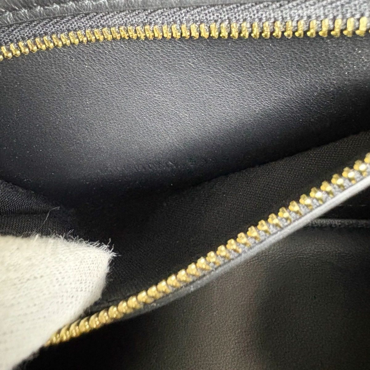 Balenciaga Hour Glass 2-Way Mini Shoulder Bag Black Gold Leather — view 12
