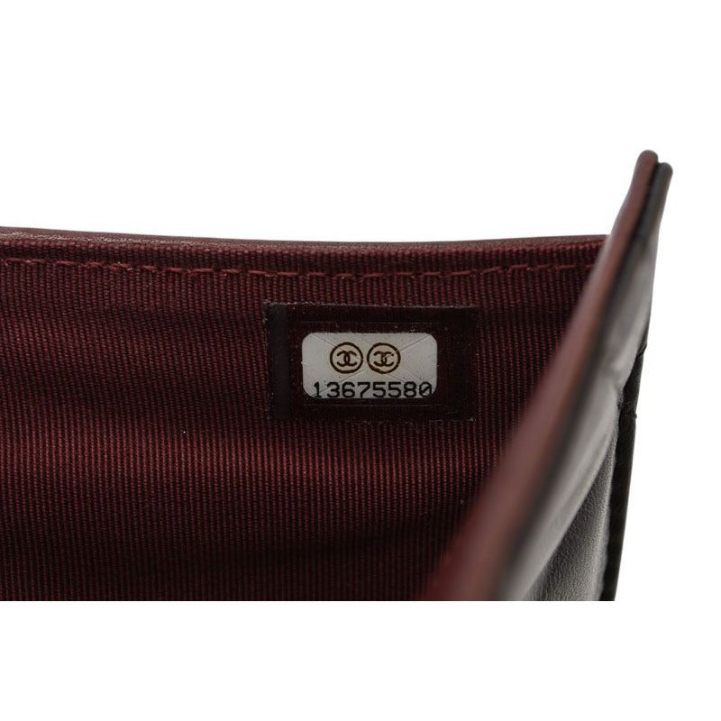 Chanel Wallet Trifold Timeless Classic Quilted Caviar — view 11