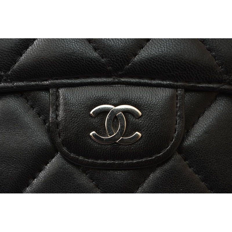 Chanel Wallet Trifold Timeless Classic Quilted Caviar — view 3