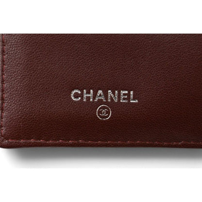 Chanel Wallet Trifold Timeless Classic Quilted Caviar — view 8