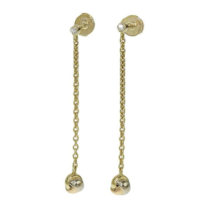 Cartier Baby Trinity Earrings 18K Yellow Gold 18K White Gold 18K Pink Gold 750