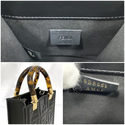 Fendi 2way Bag Sunshine Mini F21250 Black