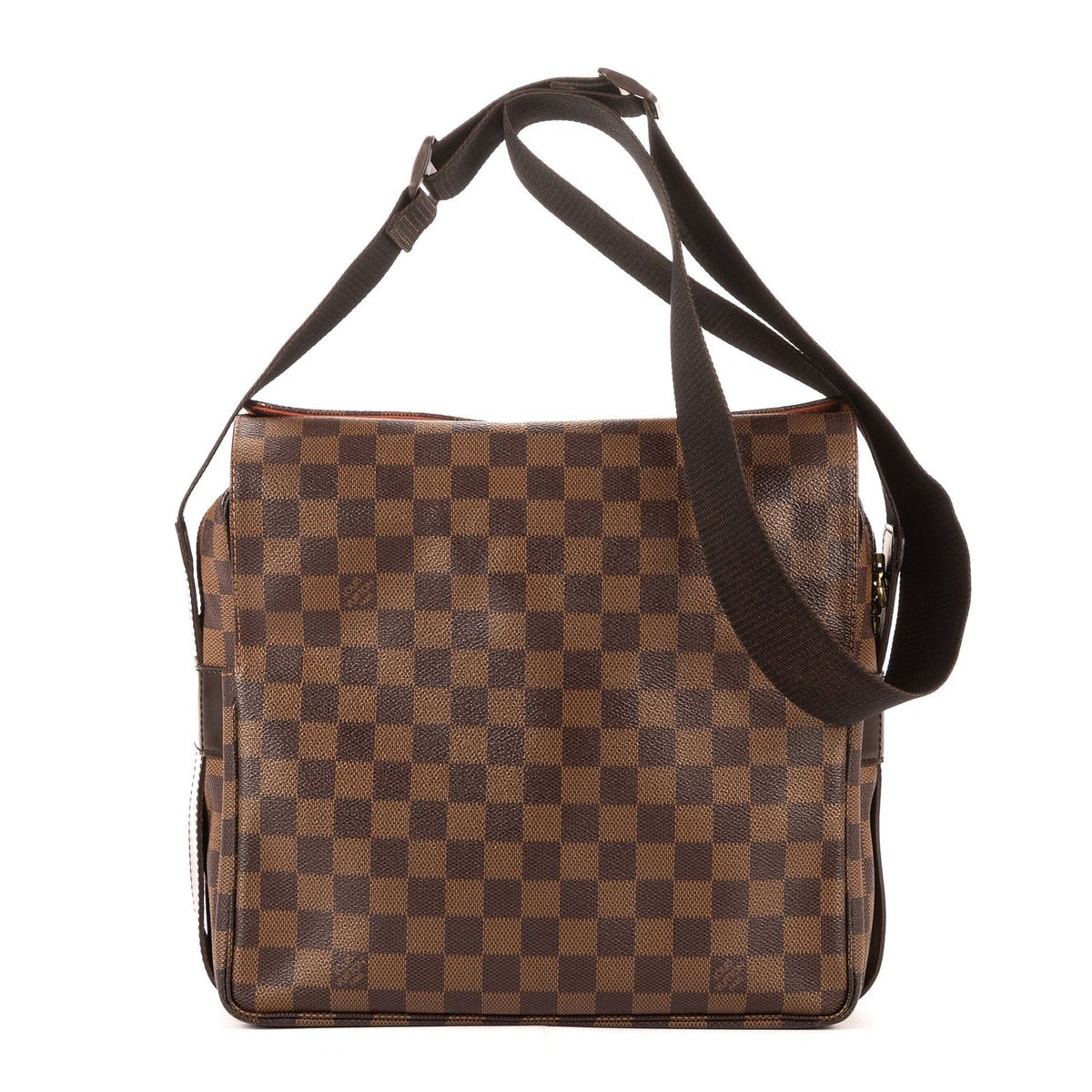 Louis Vuitton Naviglio Daque Brown Damier Ebene Shoulder Bag Dark