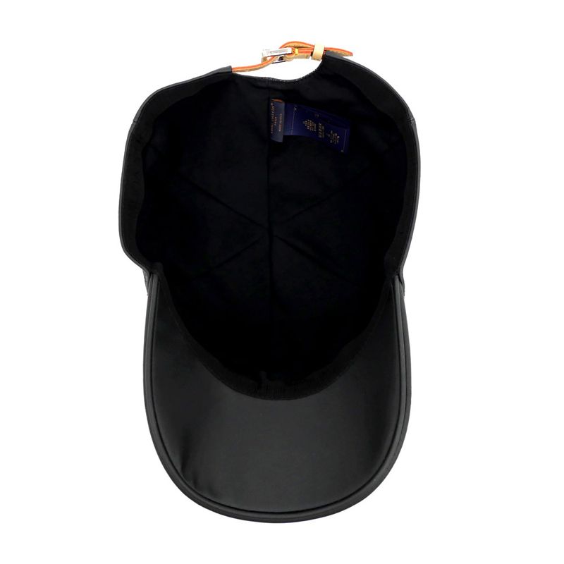 Louis Vuitton Cap Monogram Shadow-m76985 Black Silver-hardware Hat