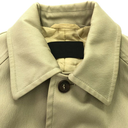 Prada Vintage Stainless Steel Collar Coat Beige S