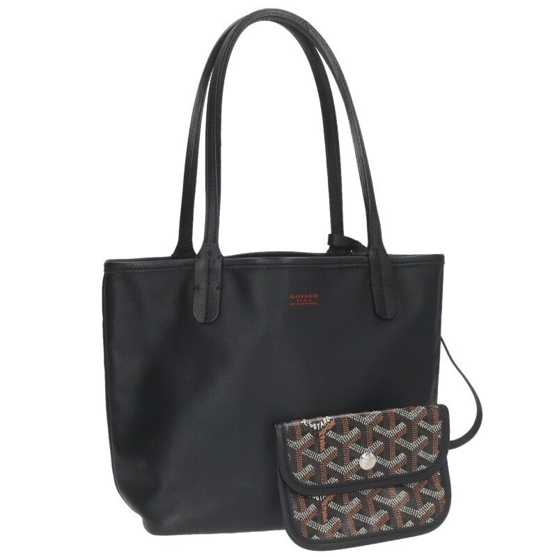 Goyard Ange Mini Reversible PVC Handbag With Mini Pouch Men's