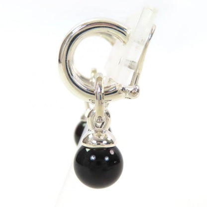 Tiffany & Co Ball Dangle Sv925 Onyx Binaural Earrings Accessory Black Silver
