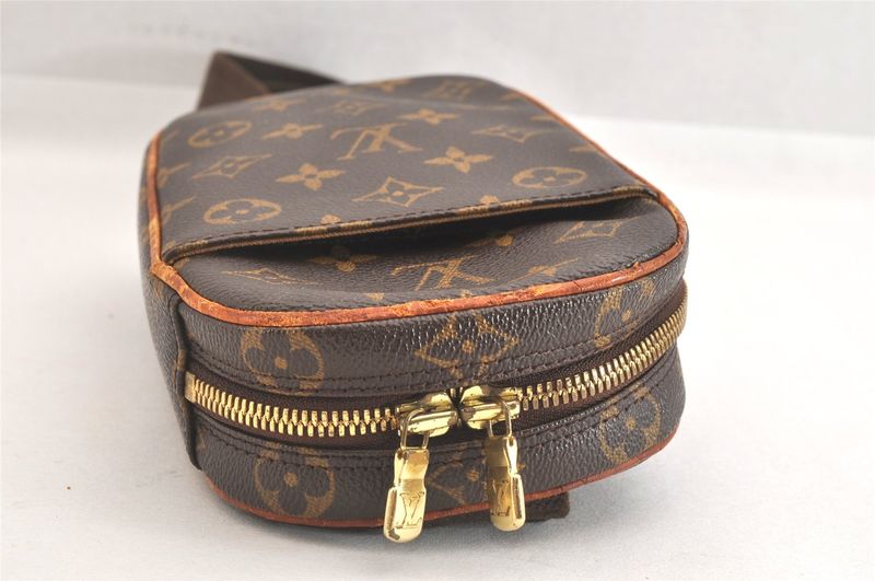 Louis Vuitton Monogram Pochette Gange Waist Body Bag M51870 LV 2738n