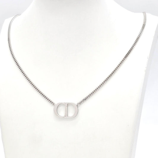 Dior CD Icon Chain Link Necklace 53 Star Ring Silver