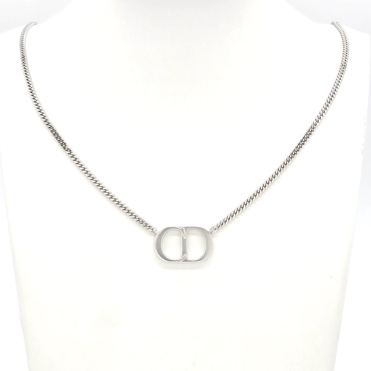 Dior CD Icon Chain Link Necklace 53 Star Ring Silver — view 9