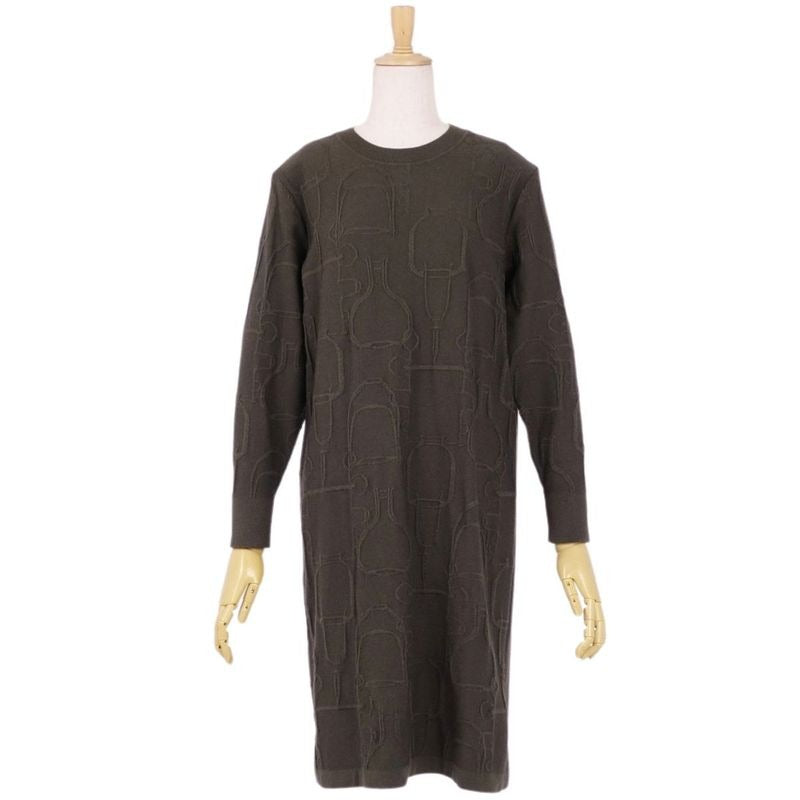 Hermes 20 AW Knit Dress Sweater Long Sleeves Total — view 2