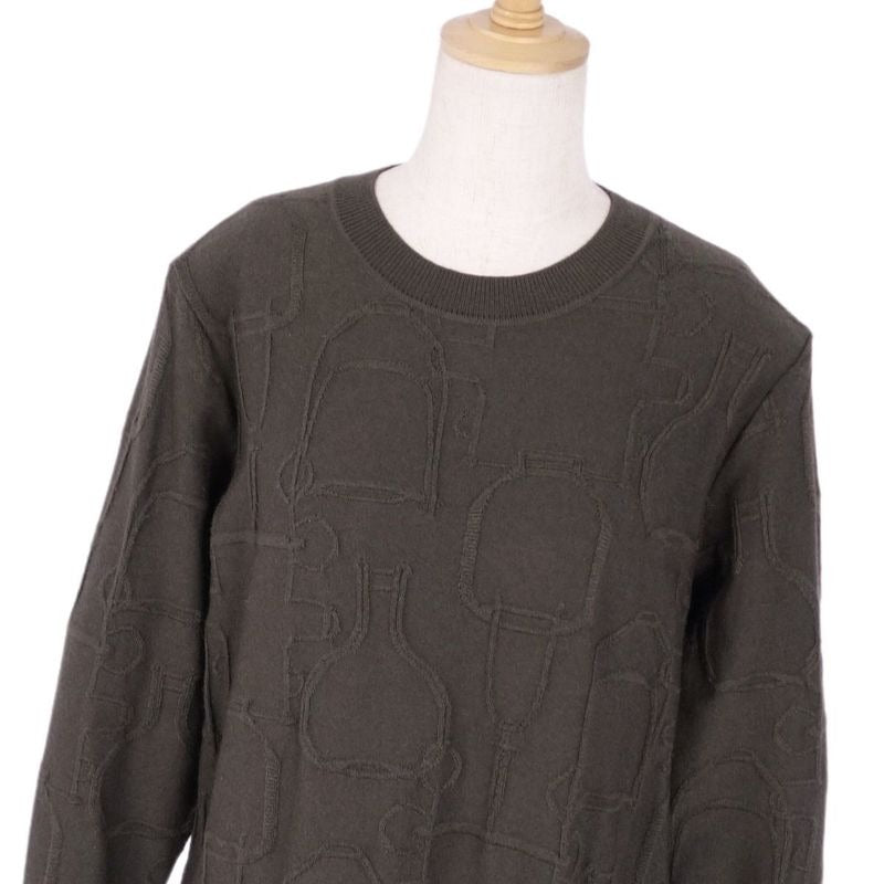 Hermes 20 AW Knit Dress Sweater Long Sleeves Total — view 3