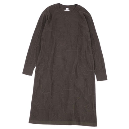 Hermes 20 AW Knit Dress Sweater Long Sleeves Total