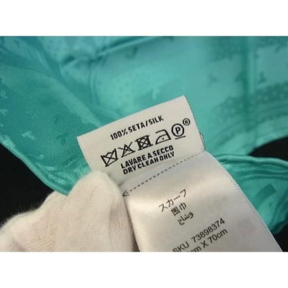 Tiffany & Co Dancing T-Shirt Silk Gradient Scarf Shawl Blue — view 5